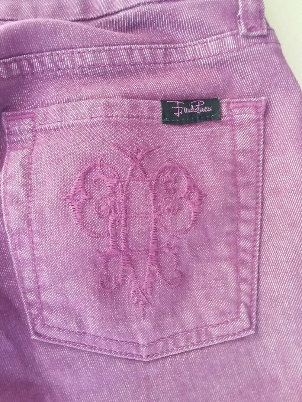 Pucci X 7 For All Mankind Orchid Denim